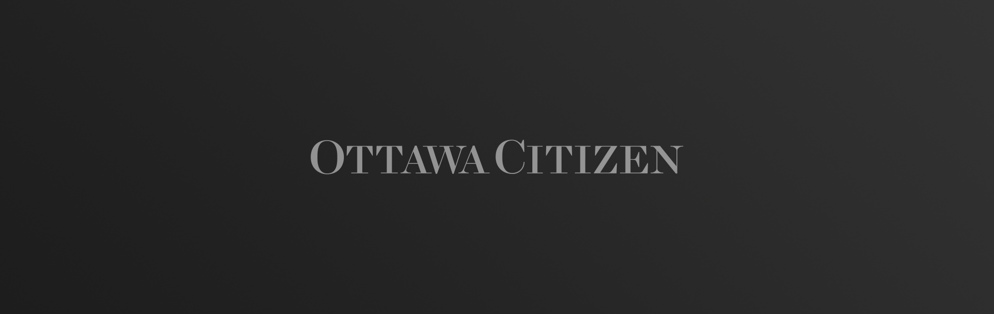 Ottawa Citizen logo on dark gradient background