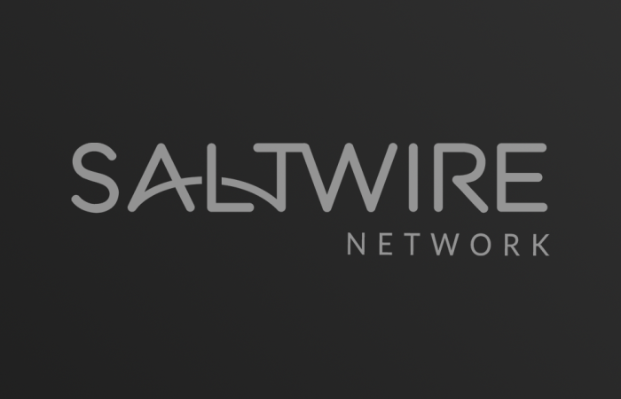 SaltWire Network logo on dark gradient background