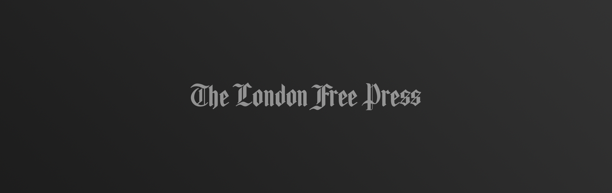 The London Free Press logo on dark gradient background