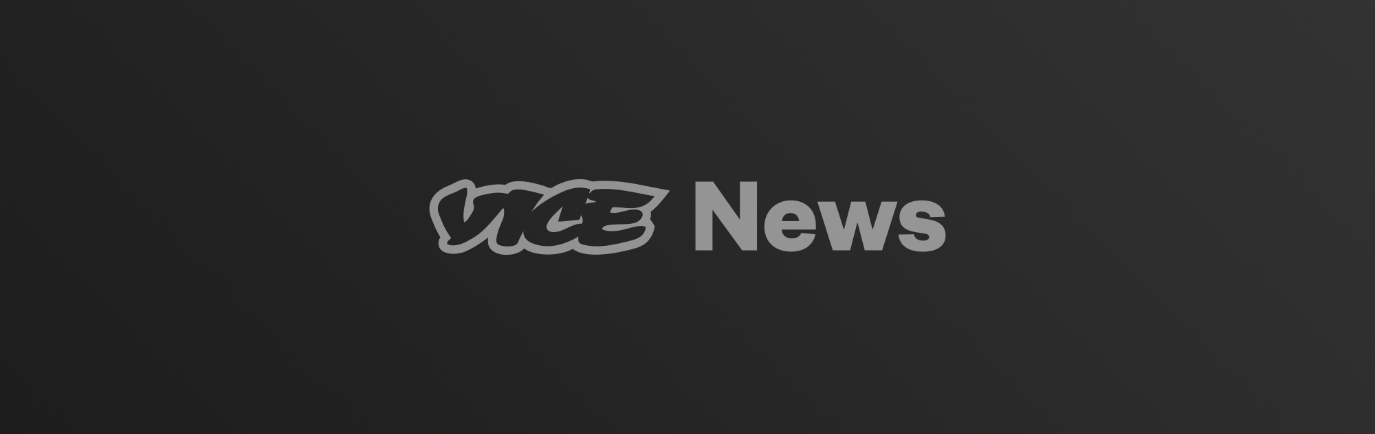 Vice News logo on dark gradient background