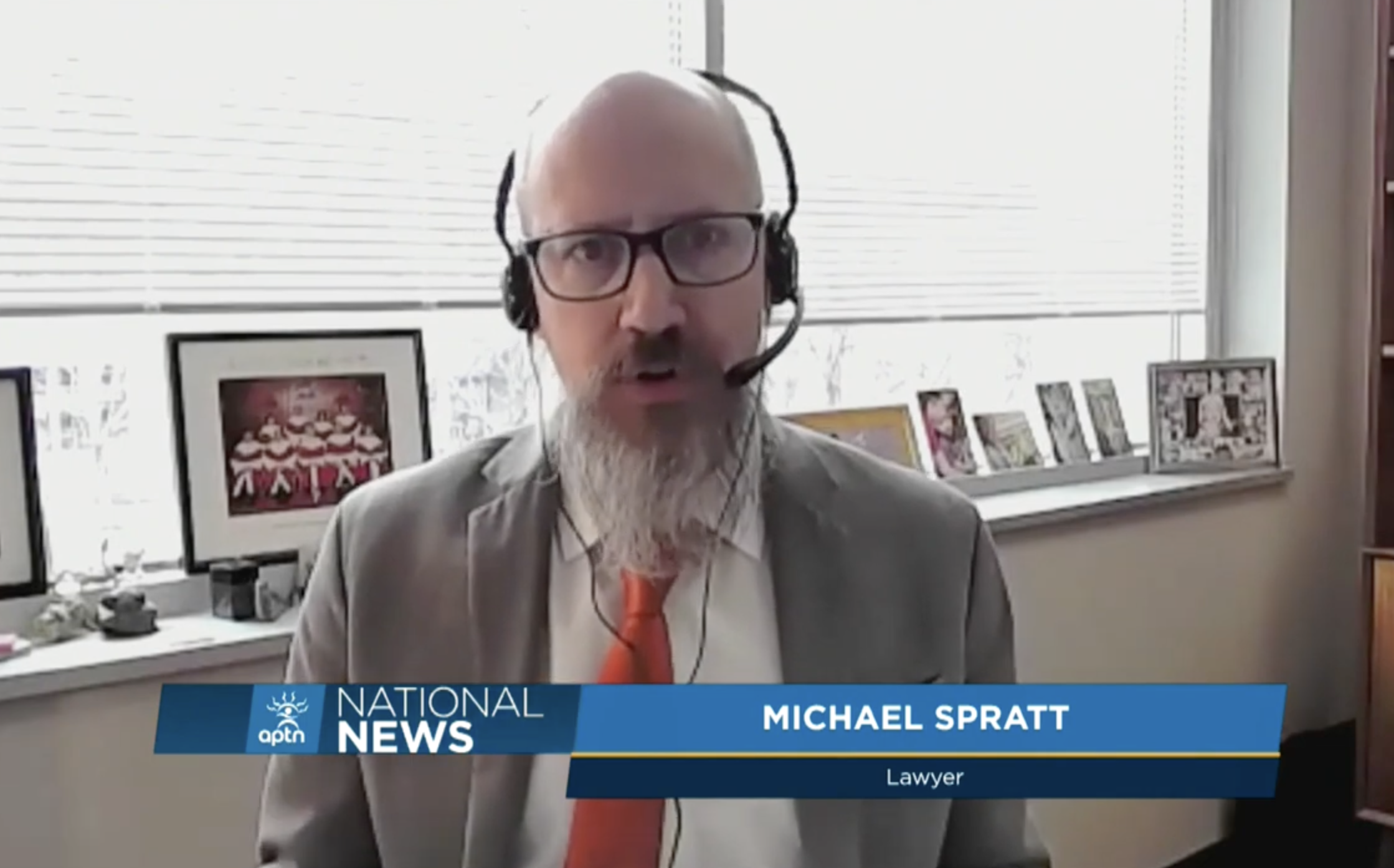 AGP Partner Michael Spratt on APTN to discuss Canadian Bail law