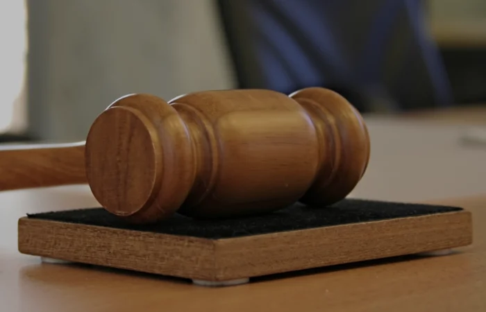 judge hammer in interior